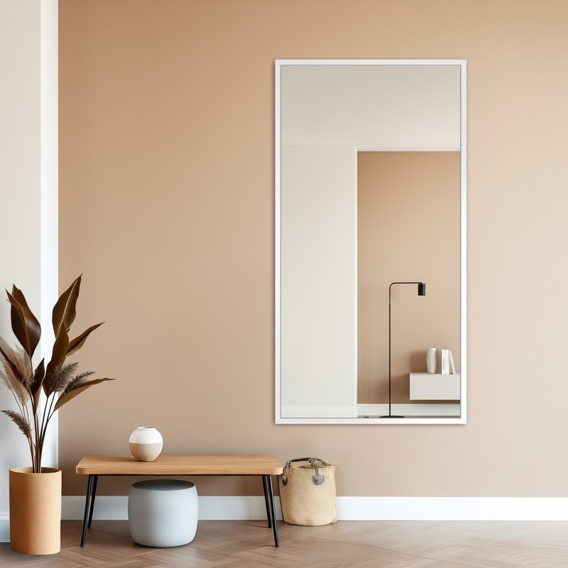 Miroir dans un cadre simple et élégant - 1502 - couleur du cadre au choix