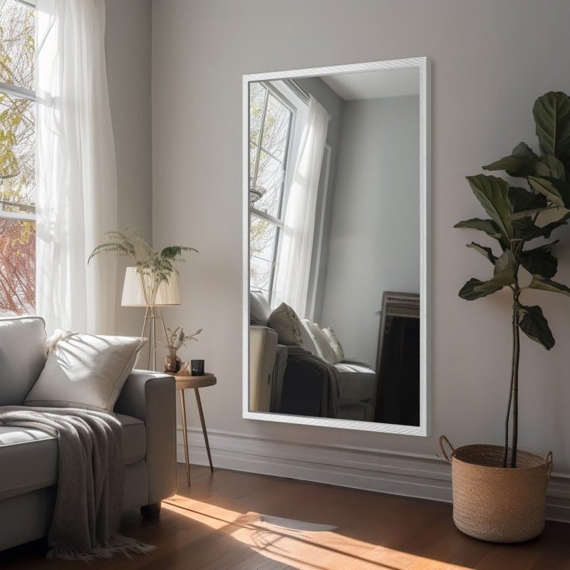 Miroir dans un cadre en bois – 8301 – couleur du cadre au choix