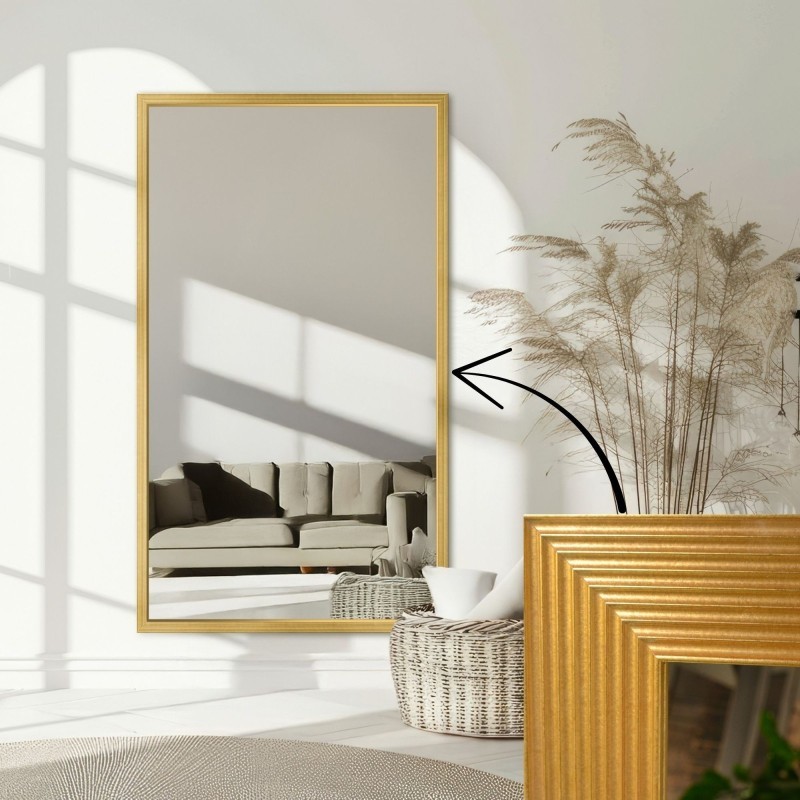 Miroir dans un cadre en bois – 8301 – couleur du cadre au choix