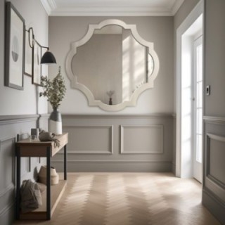 Miroir mural rétro avec cadre - SKARLET