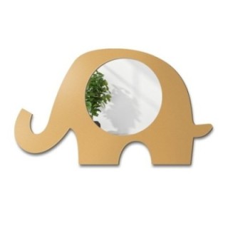 Miroir mural décoratif pour enfant dans un cadre en mdf - ÉLÉPHANT
