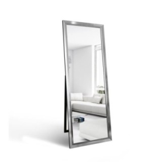 Miroir de penderie sur pied avec cadre en bois - 5201 - couleur du cadre au choix