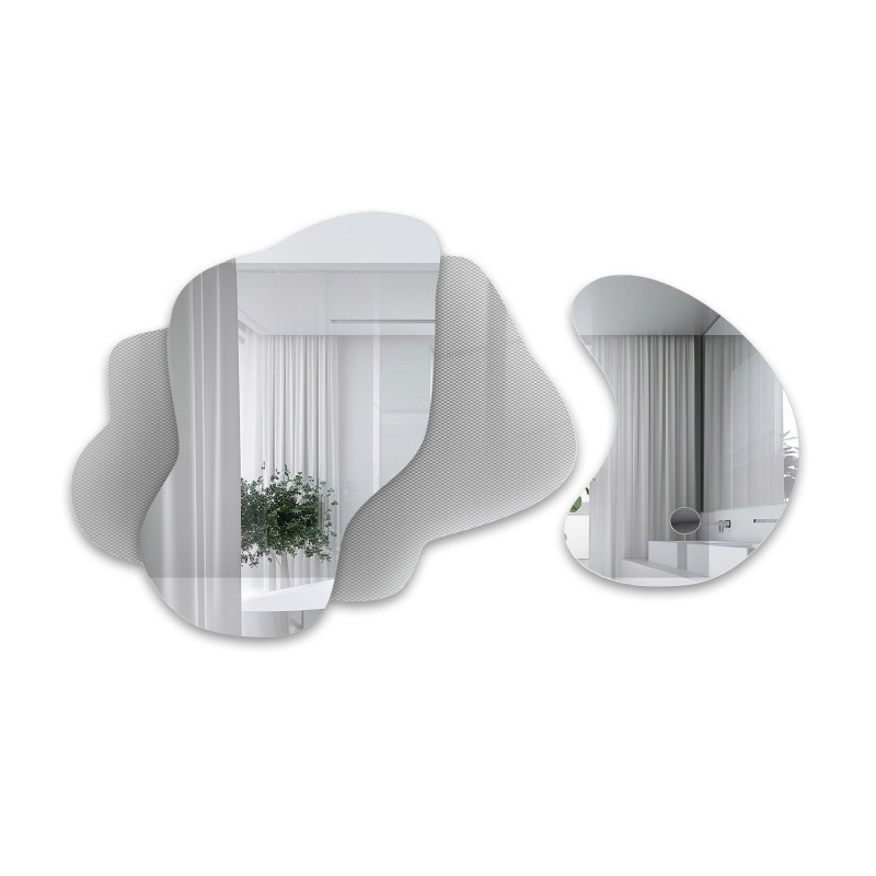 Miroirs décoratifs sur verre ornemental Master Point - LUXORA ARTIVIS