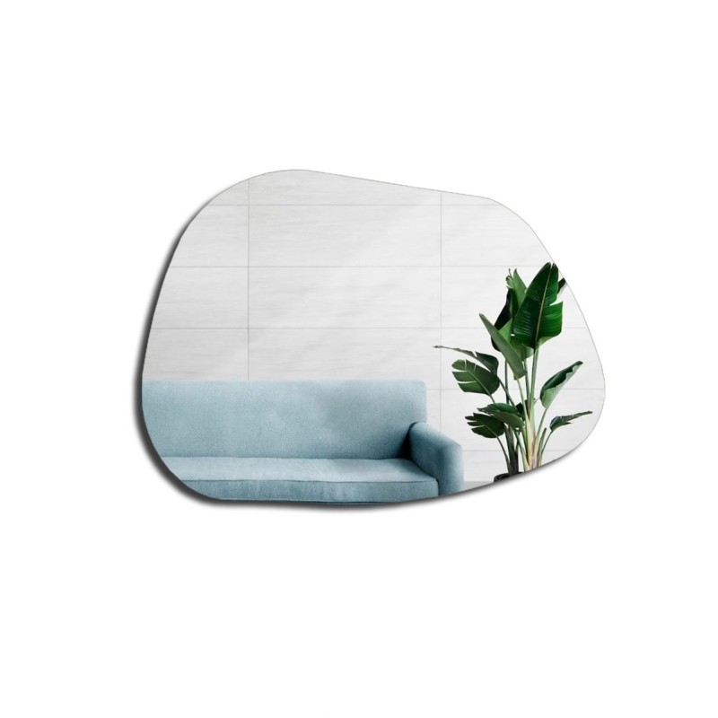 Miroir décoratif de forme organique - BAZALT