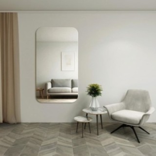 Miroir de salle de bains avec coins arrondis - GAJA