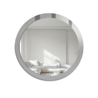 Miroir rond décoratif sur verre ornemental Visiosun Classic – LUXORA GLIMMER