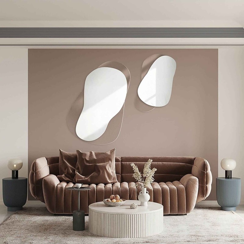 Miroirs décoratifs sur verre ornemental Master Point – LUXORA GRAVELO