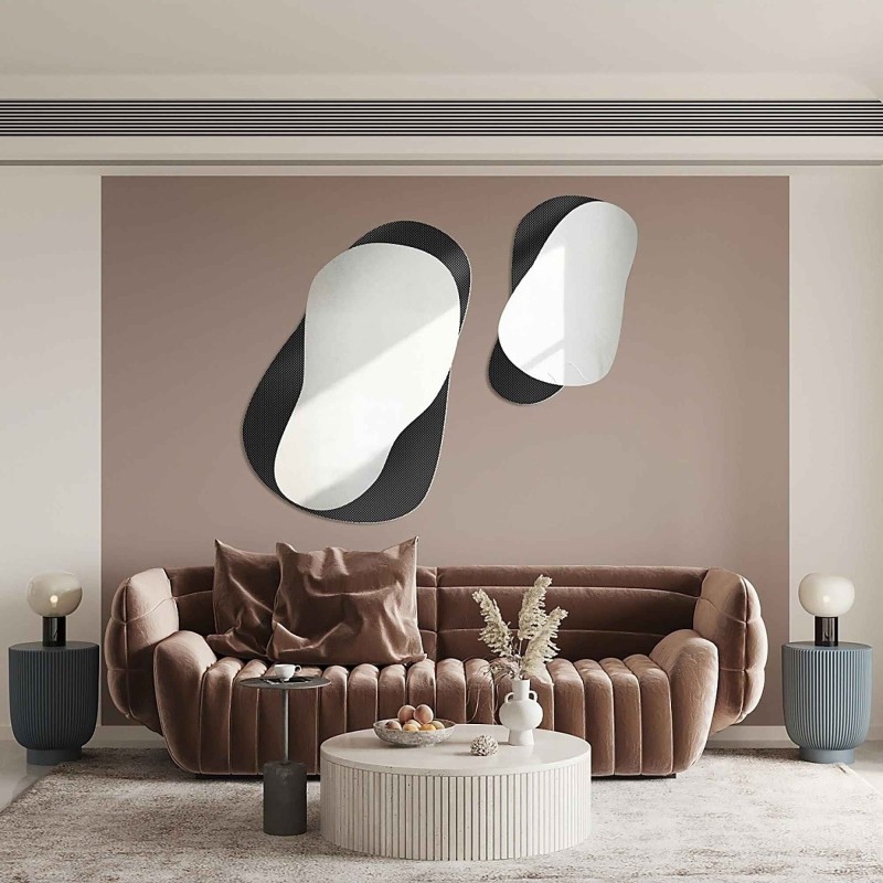 Miroirs décoratifs sur verre ornemental Master Point – LUXORA GRAVELO
