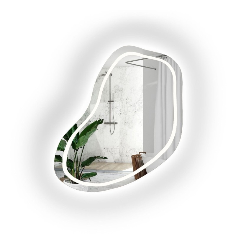 Miroir de salle de bains de forme irrégulière - KWARC LED II