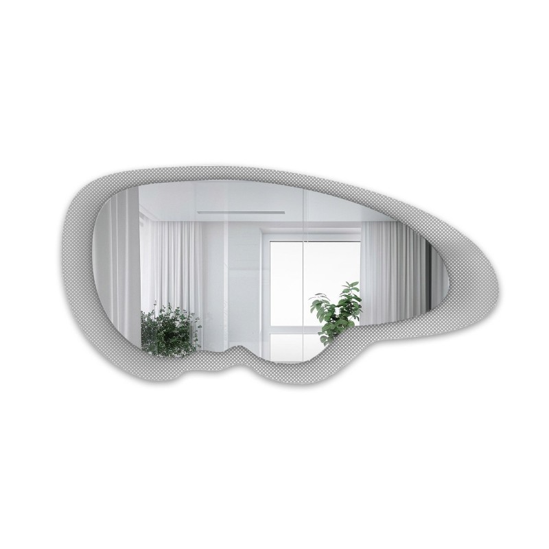 Miroir décoratif sur verre ornemental Master Point - LUXORA VITRALIS