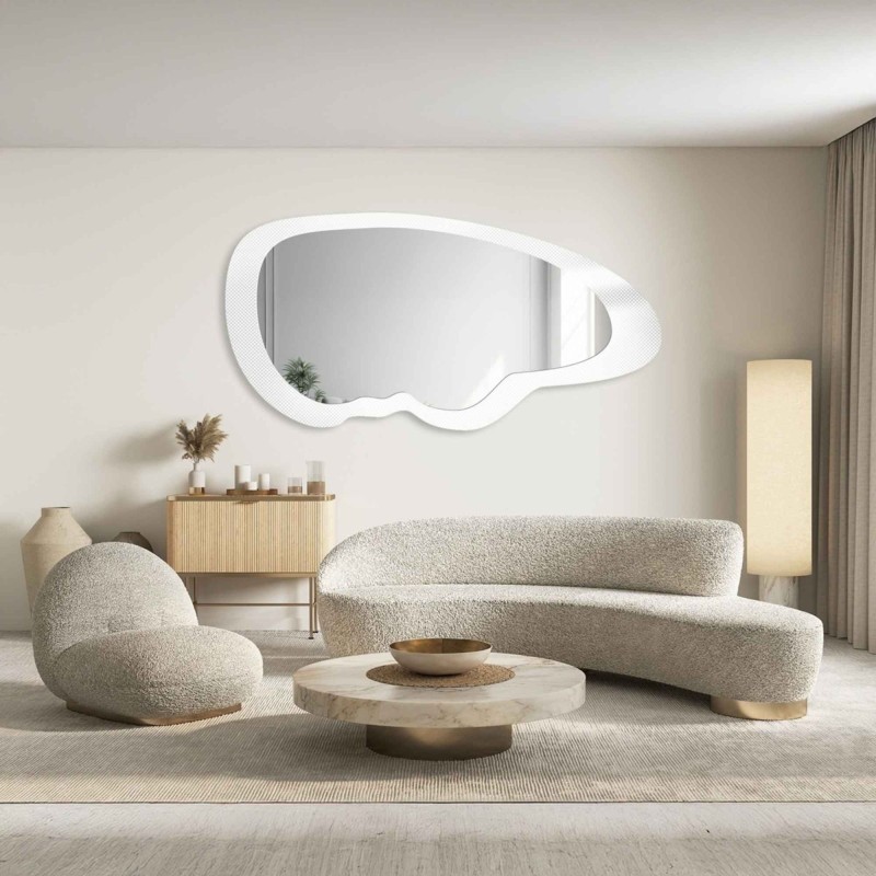 Miroir décoratif sur verre ornemental Master Point - LUXORA VITRALIS