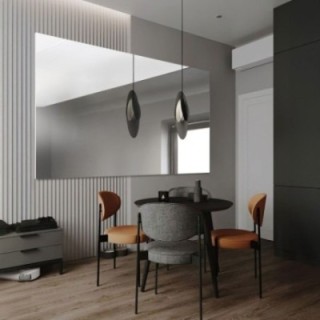 Grand miroir rectangulaire pour la salle de bains - AGIS