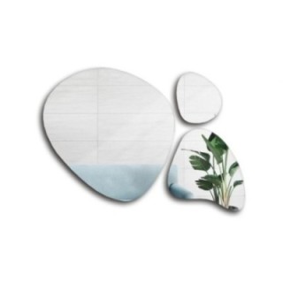 Set de trois miroirs de forme irrégulière - FLORA