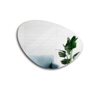Miroir de salle de bain de forme irrégulière - OBSYDIAN