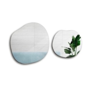 Ensemble de deux miroirs organiques SODALIT