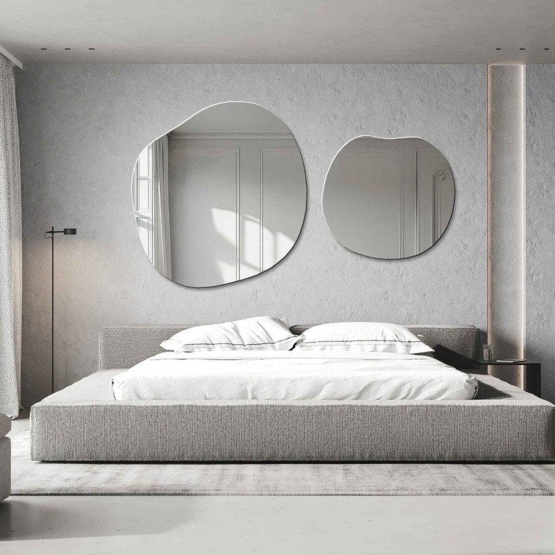 Ensemble de deux miroirs organiques SODALIT