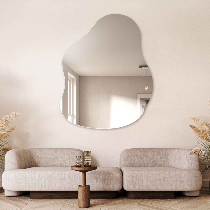 Miroir décoratif de forme organique - STONE