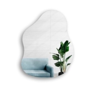 Miroir décoratif de forme organique - STONE