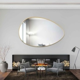Miroir organique en MDF or SLIM- ZOE - couleur du cadre au choix