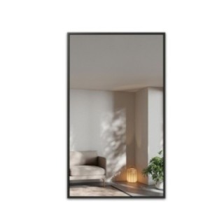 Grand miroir mural moderne avec cadre en bois - 1503 - couleur du cadre au choix