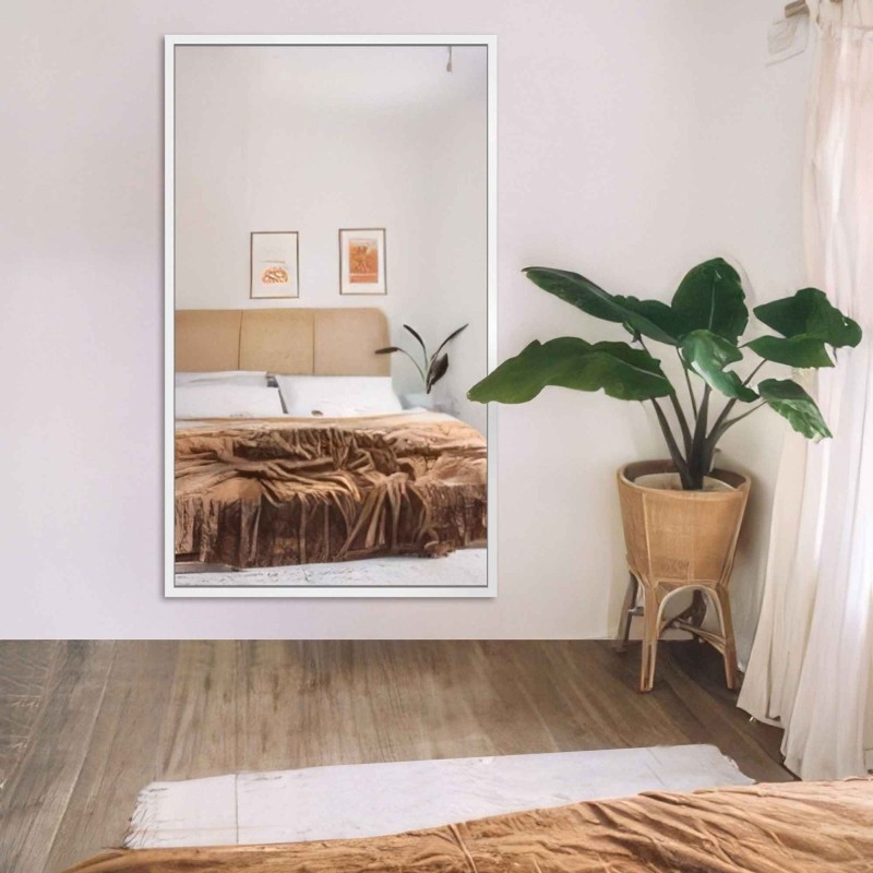Miroir avec cadre en bois – 4008 – couleur du cadre au choix