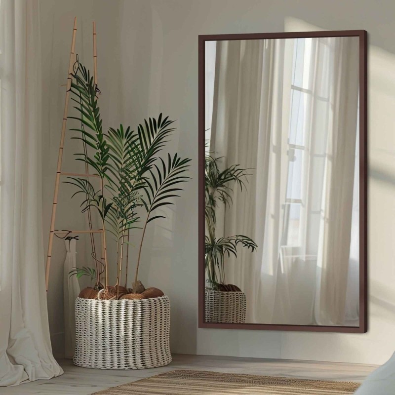 Miroir avec cadre en bois – 4008 – couleur du cadre au choix