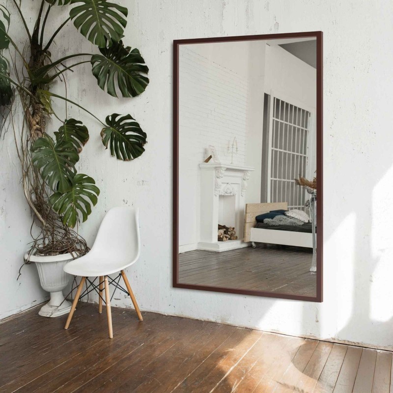 Miroir avec cadre en bois – 4008 – couleur du cadre au choix