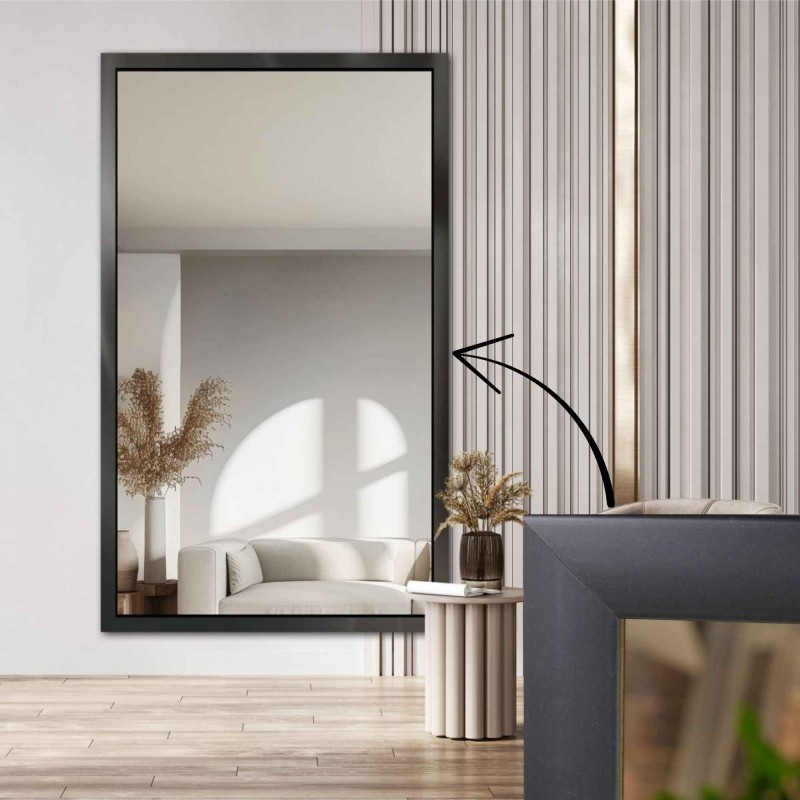 Miroir avec cadre en bois – 6901 – couleur du cadre au choix