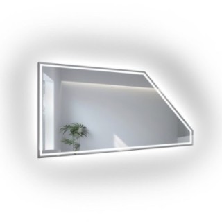 REGA LED - miroir sablé pour mur mansardé | Alfaram