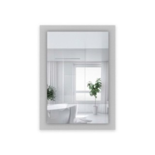 Miroir rectangulaire décoratif sur verre ornemental Master Point - LUXORA SOLEIL