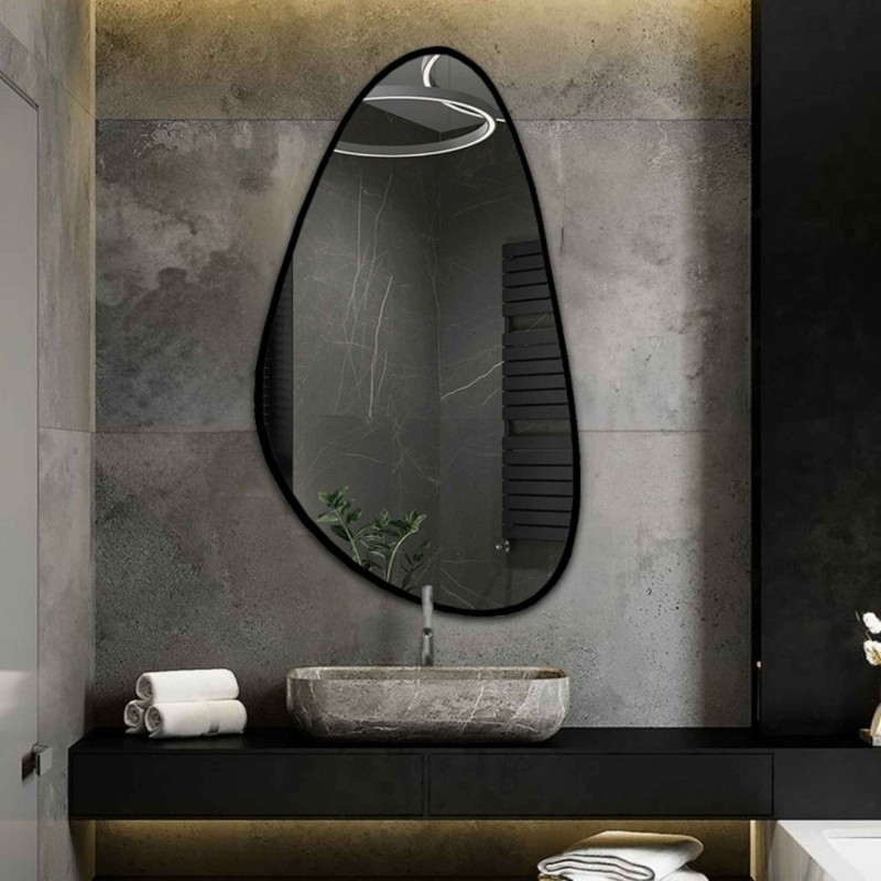 Miroir de forme irrégulière dans un cadre - SYDERYT DANS UN CADRE