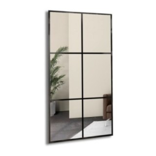Miroir Loft avec meneaux - 6 QUATTERS - couleur du cadre au choix