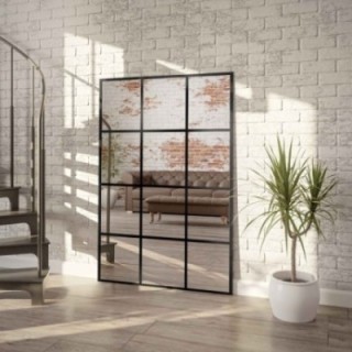 Miroir Loft avec meneaux - 12 QUATTERS - couleur du cadre au choix