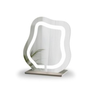 Miroir cosmétique avec éclairage sablé - FLOW LED PETITE