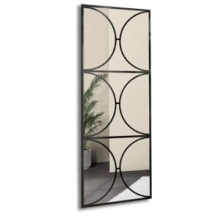 Miroir Loft avec meneaux - HEBE - couleur du cadre au choix
