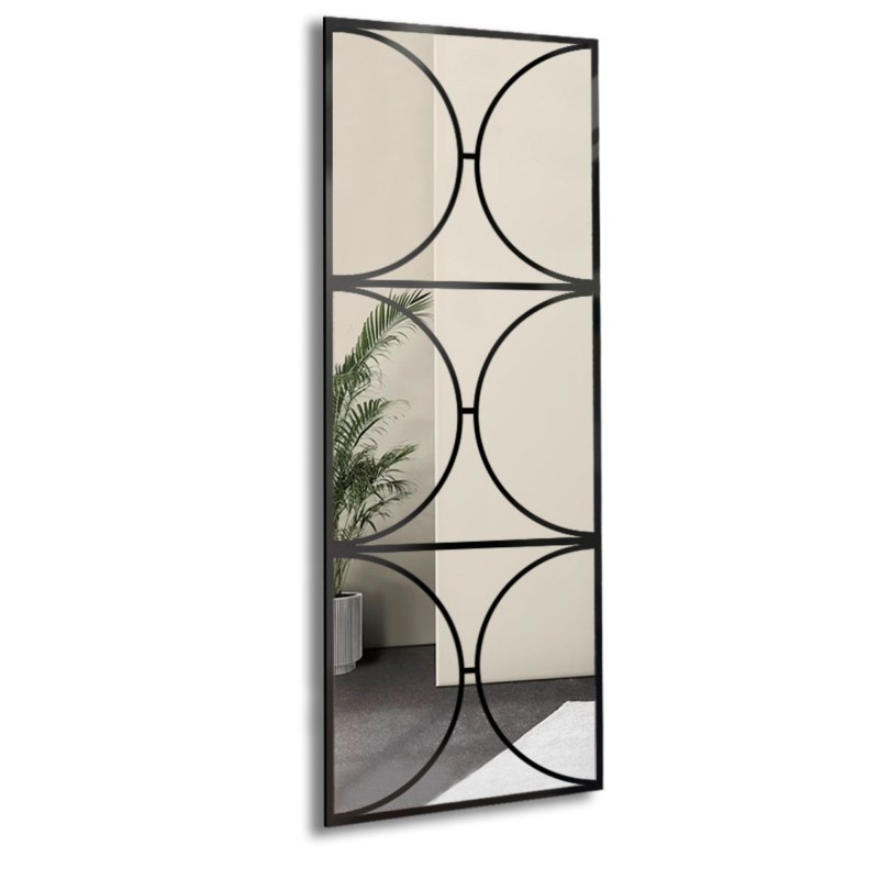 Miroir Loft avec meneaux - HEBE - couleur du cadre au choix