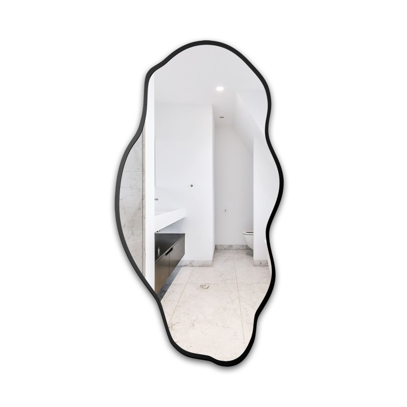 Miroir organique dans un cadre - LOLIT DANS UN CADRE