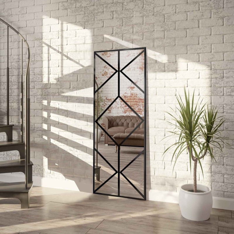Miroir Loft avec meneaux - OLIMPIA - couleur du cadre au choix
