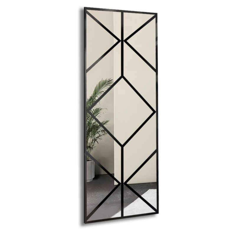 Miroir Loft avec meneaux - OLIMPIA - couleur du cadre au choix