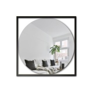 Miroir rond dans un cadre doré - RENA - couleur du cadre au choix