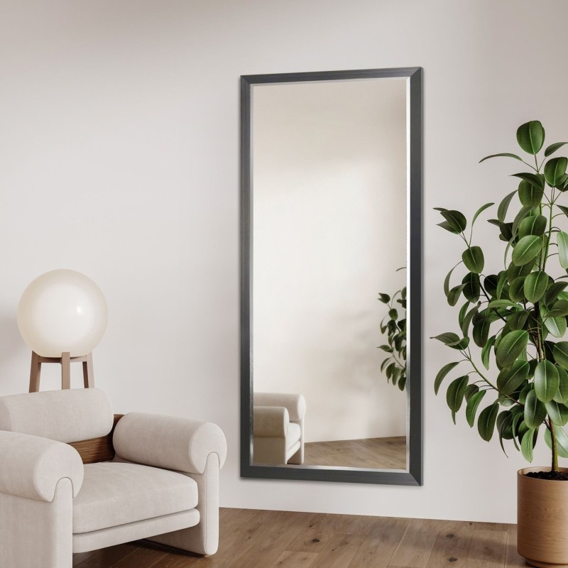 Miroir dans un cadre élégant brun et argenté- 5201002