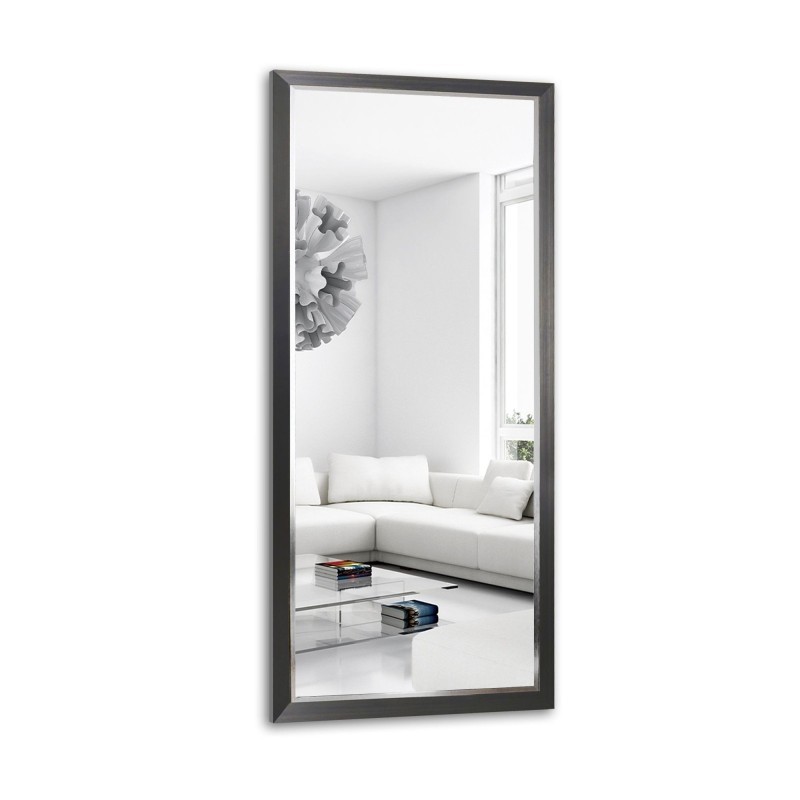 Miroir dans un cadre élégant brun et argenté- 5201002