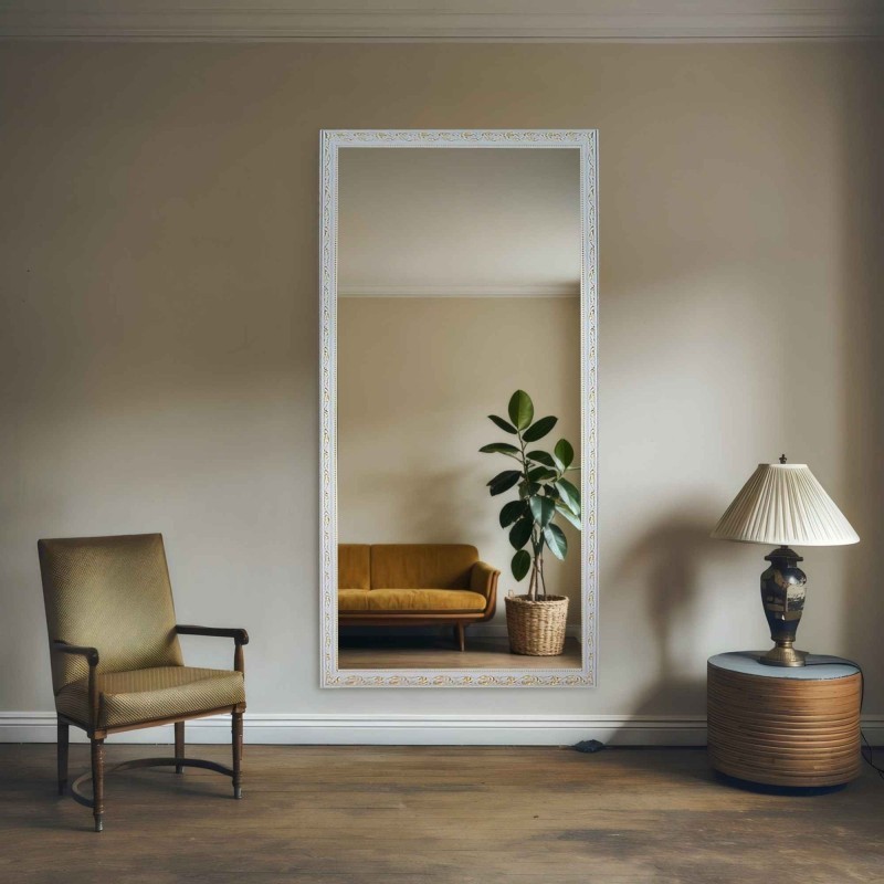 Miroir dans un cadre ornementé décoré - 7004002