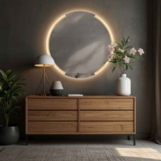 Miroir de salle de bains avec éclairage ELIF LED I