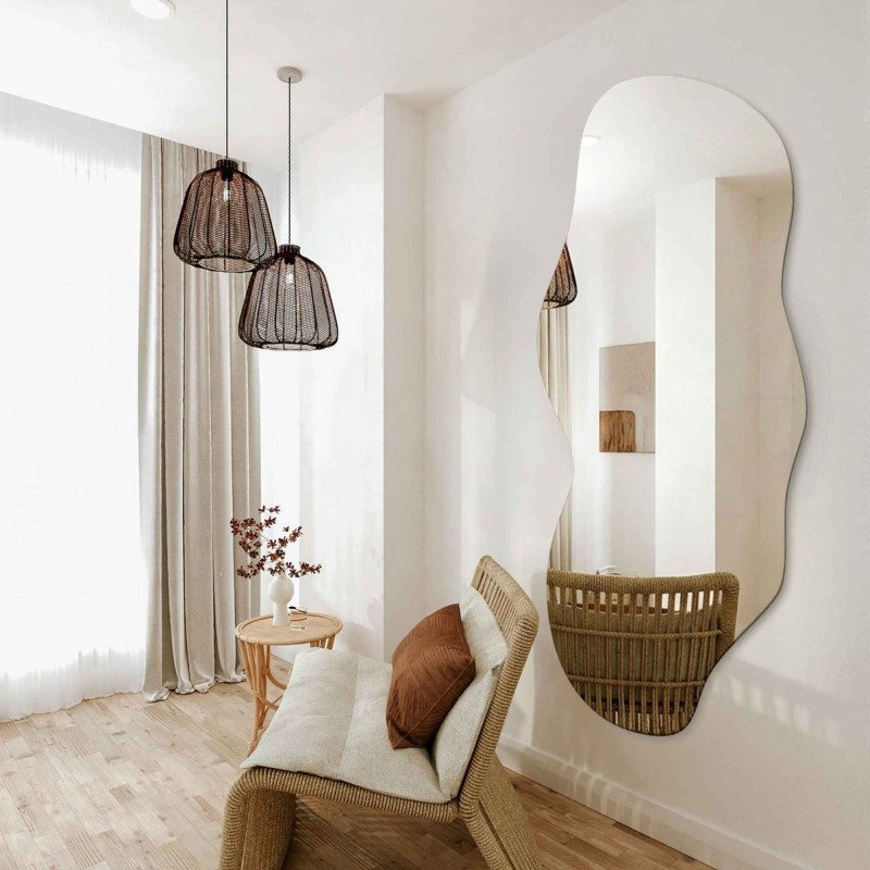 Miroir aux formes organiques - VERALUCE