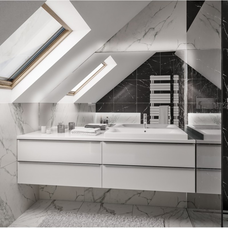 Miroir d'attique avec éclairage LED - SUR MESURE - IZERA LED