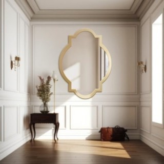 Miroir mural rétro avec cadre - CHARM