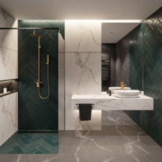 Miroir rectangulaire en deux parties pour coiffeuse - AGIS