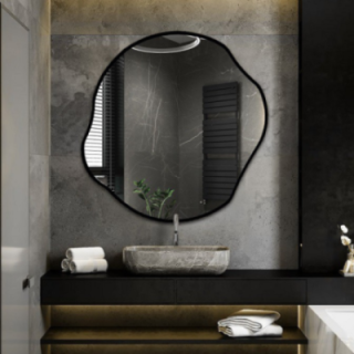 Miroir de forme organique dans un cadre - CYRKON DANS UN CADRE