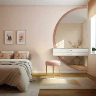 Miroir pour coiffeuse en deux parties dans un cadre en miroir - DOPPIO SHINE